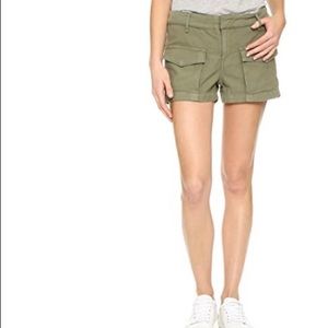 Authentic Rag and Bone army green shorts